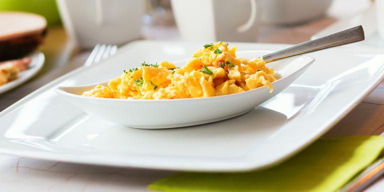 Foto: koolhydraatarm lunch met roerei