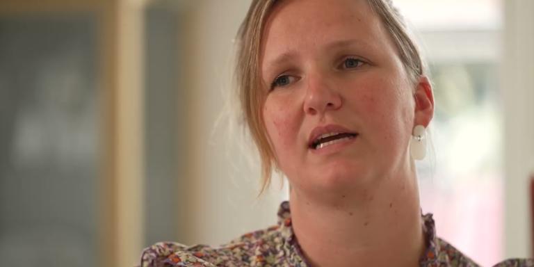 Lisanne vindt meer onderzoek naar diabetes type 1 heel belangrijk, omdat het toch een klein lichtpuntje is voor Dieke