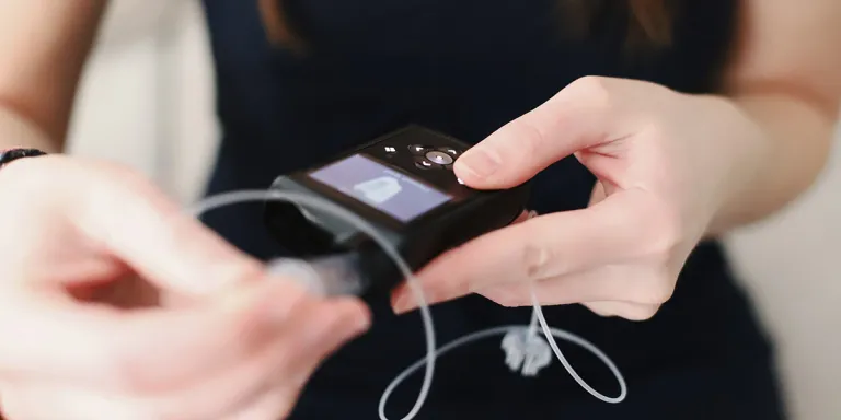behandeling van diabetes met een insulinepomp