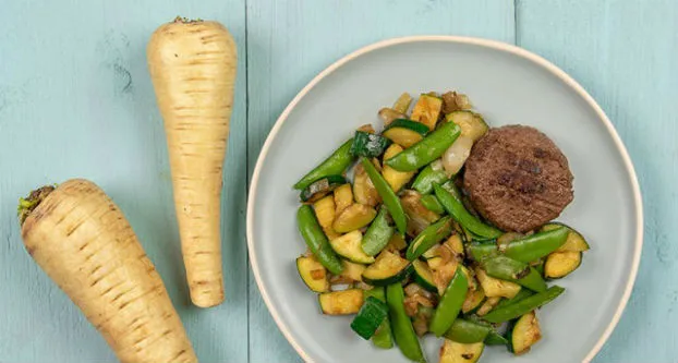 Sugar snaps met patinaak
