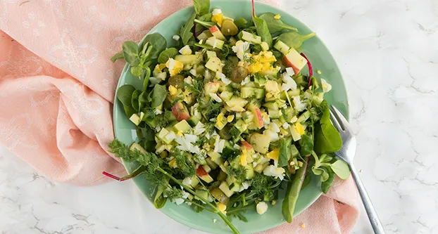 Salade met eikruim