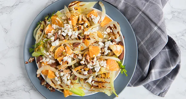 Gegrilde venkelsalade