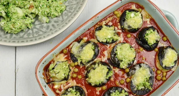 Aubergine cannelloni