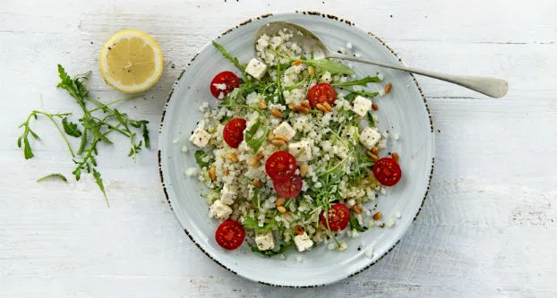 Italiaanse bloemkoolrijstsalade