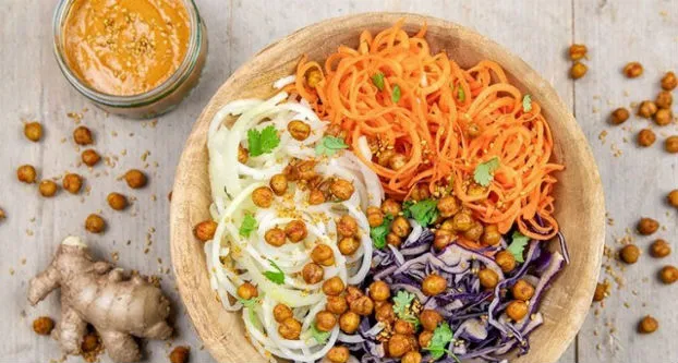 Kikkererwten salade bowl