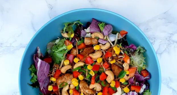 Kip teriyaki salade