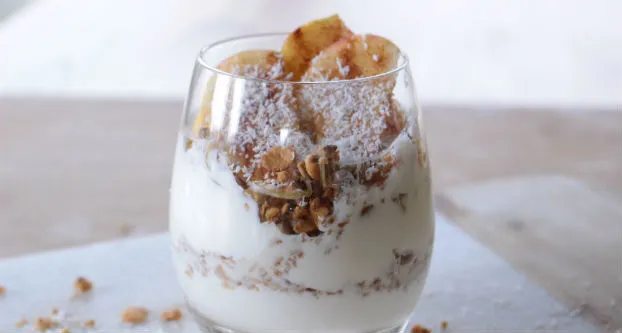 Koolhydraatarme muesli met yoghurt