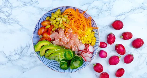 Pokébowl met tonijn