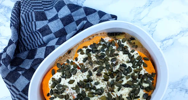 Pompoenlasagne met pastinaak