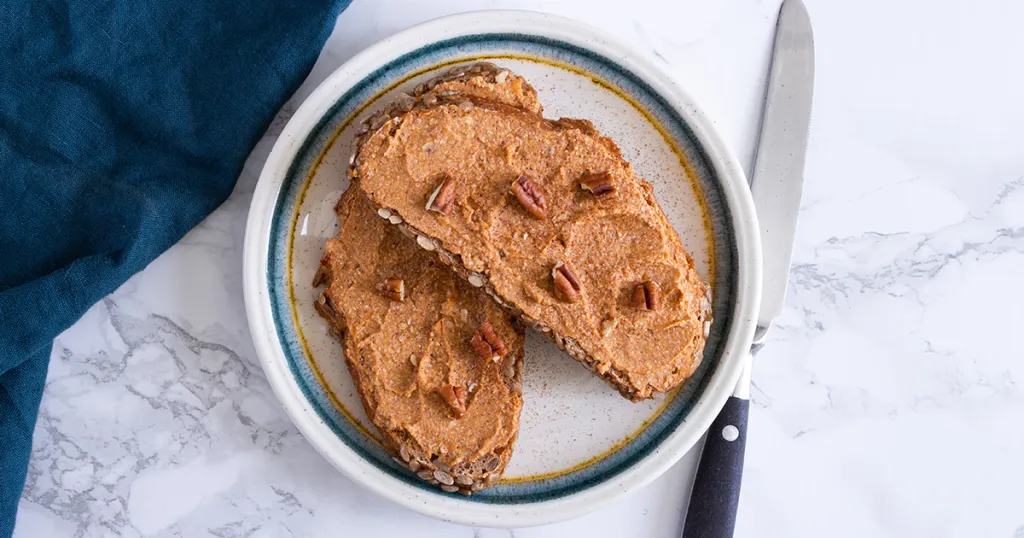 Pompoenspread met pecannoten
