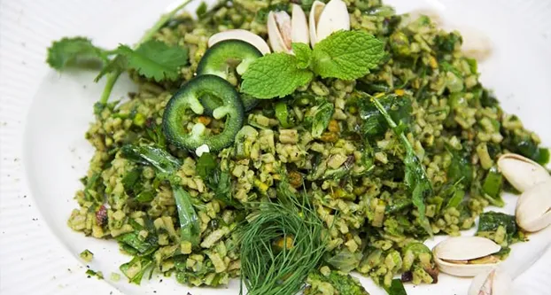 Groene maaltijdsalade