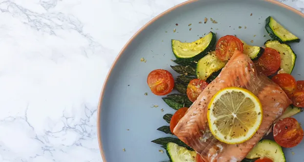 Zalm uit de oven