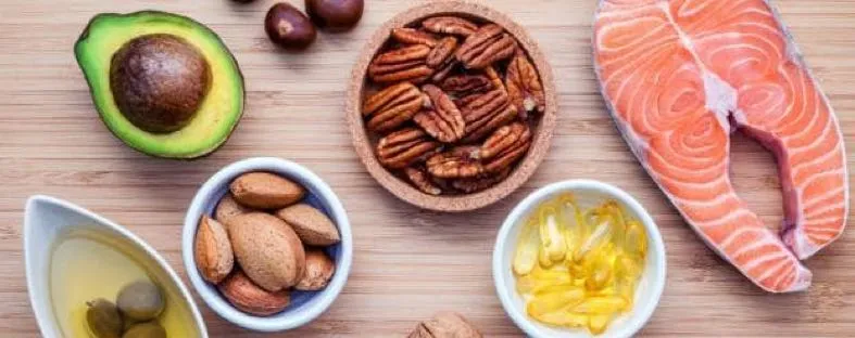Producten met gezonde onverzadigde vetten