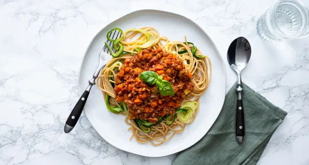 Pasta bolognese met spaghettimix