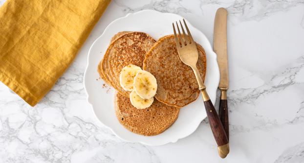 Pannenkoekjes van banaan en havermout