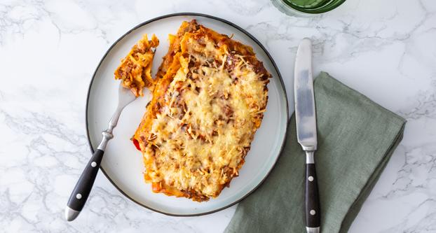 Snelle volkoren lasagne