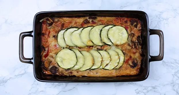 Courgette­frittata