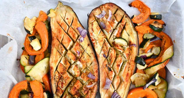 Kalfsvlees met chutney en pompoen