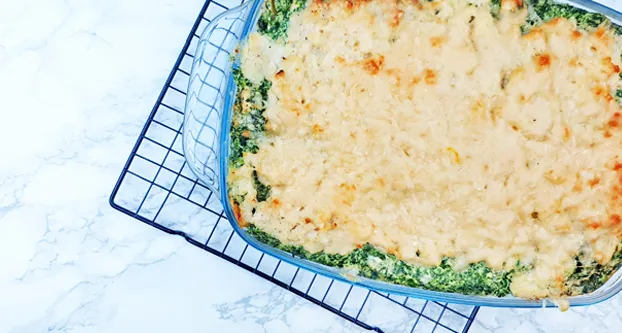 Lasagne met spinazie en ricotta
