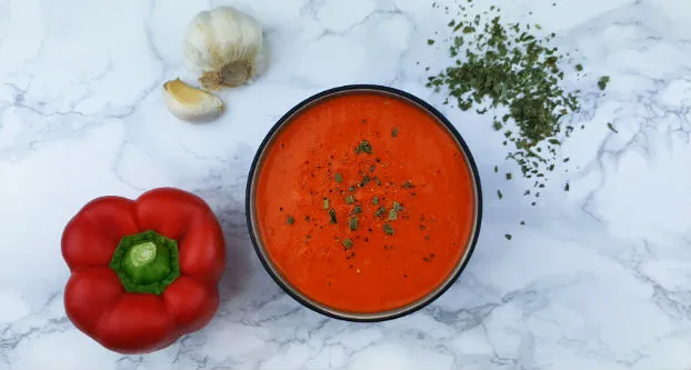 Pastasaus van gegrilde paprika
