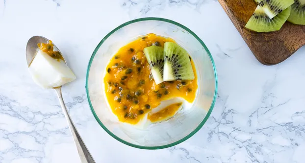 Passievru­cht panna cotta