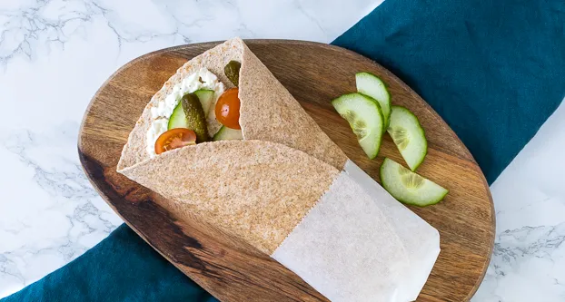 Snelle lunch wrap