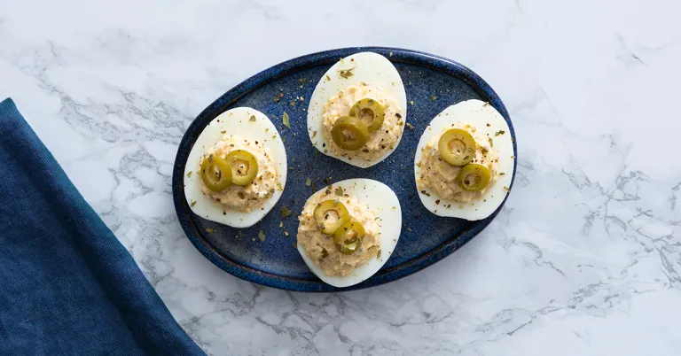 Gevuld eitje met feta